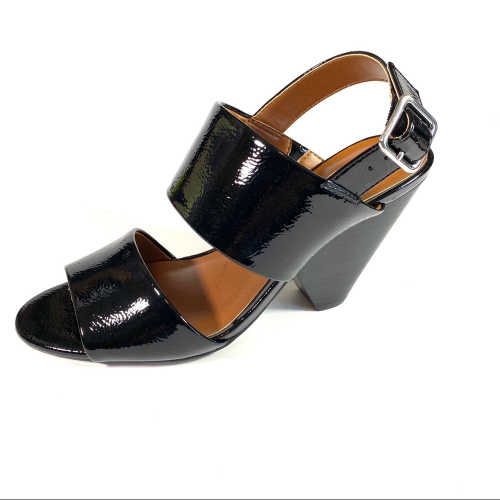 Franco Sarto Eiffel‎ Heel Sandals Black Size 7.5M